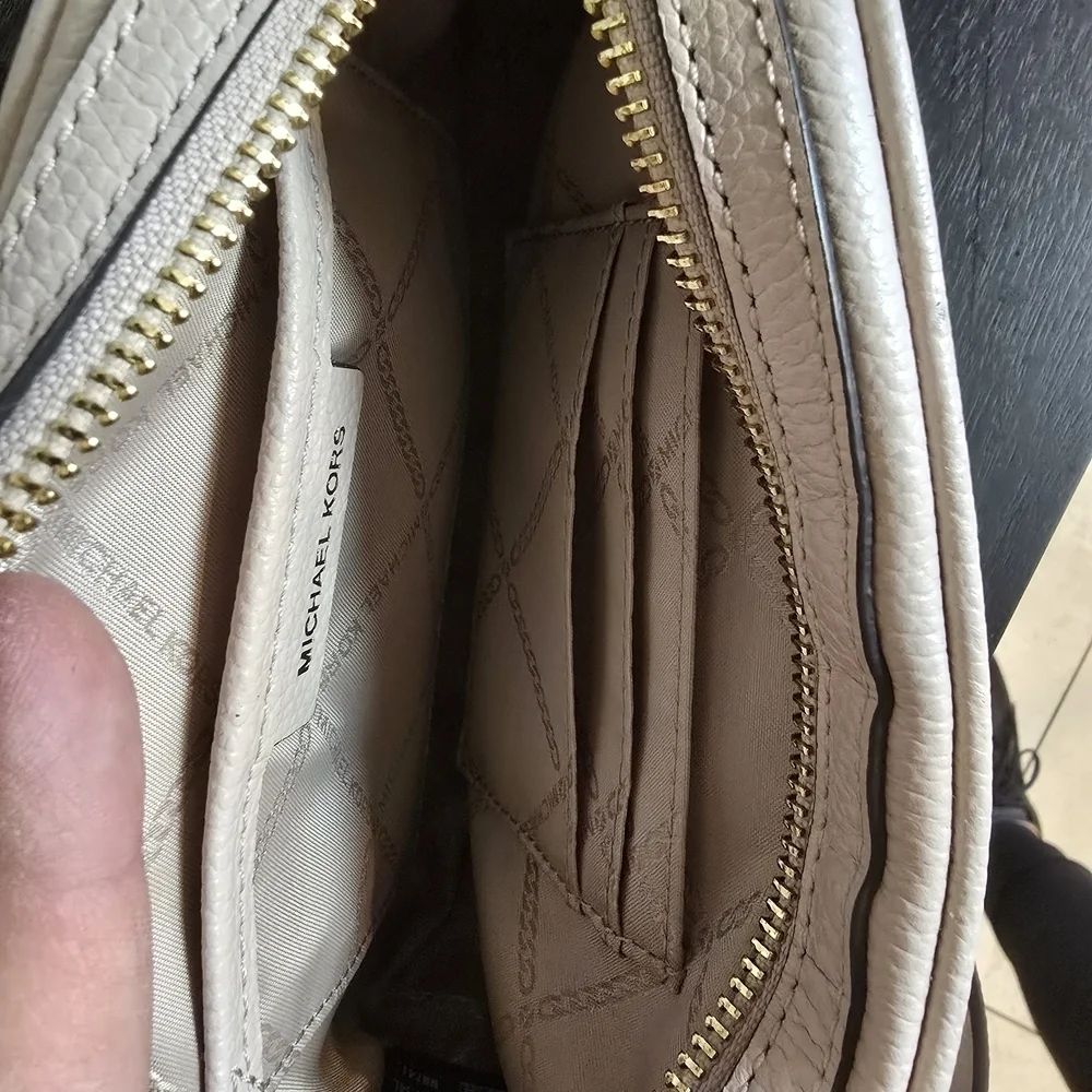 Michael Kors Jet Set Small Pebbled Leather Convertible Crossbody Belt Bag Soft P